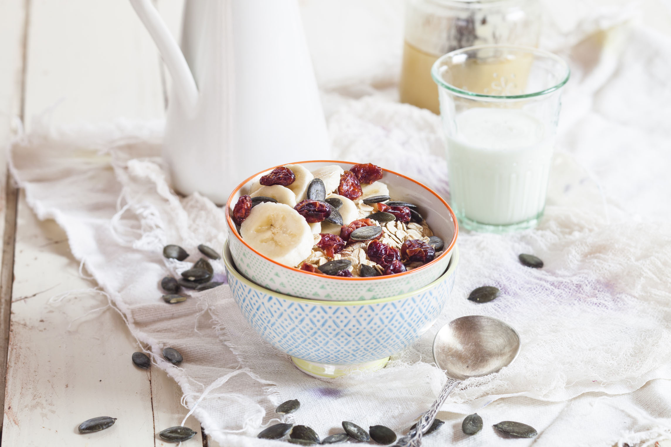 Cereal with Pumpkin Kernels